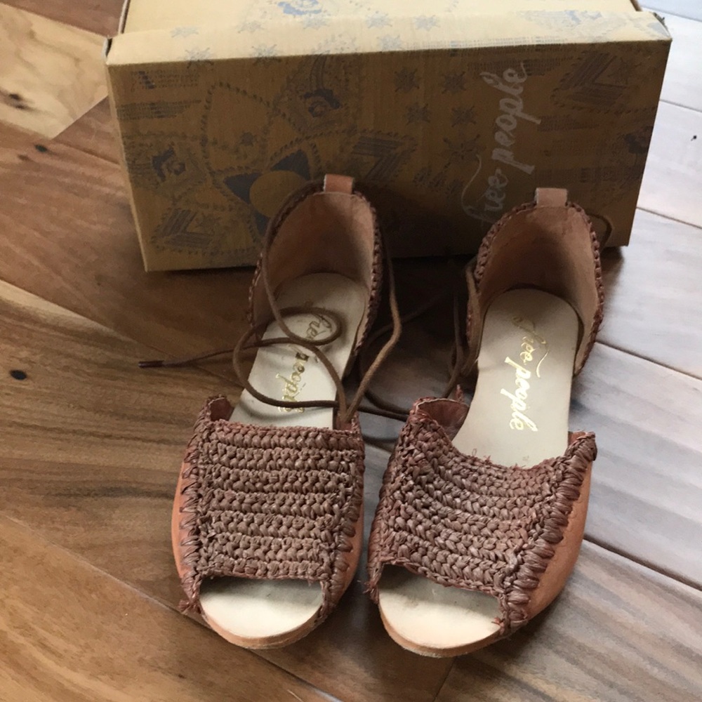 Free people Beaumont woven flat